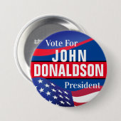 キャンペーンのテンプレート 缶バッジ (正面&裏面)