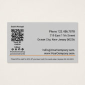 キャンペーングレーバレンタインのギフト券カード (裏面)