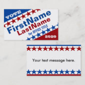 キャンペーンテンプレートの作成 名刺 (正面/裏面)