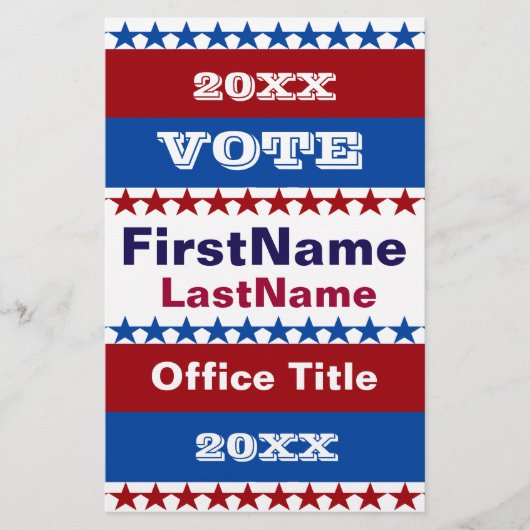 キャンペーンテンプレートを作成する チラシ (正面)