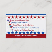 キャンペーンテンプレート名刺の作成 名刺 (裏面)