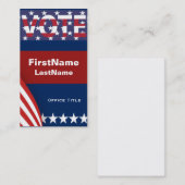 キャンペーンテンプレート星 名刺 (正面/裏面)