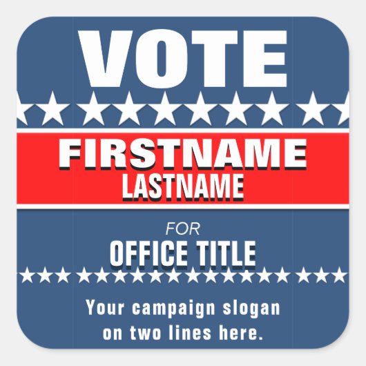 キャンペーンテンプレート スクエアシール (正面)