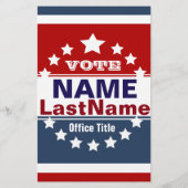 キャンペーンテンプレート 空白の チラシ (裏面)