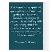 キャンペーンブルーキャンドルメリークリスマスカード (内側 (左))