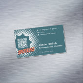 キャンペーンブルースポットレスホームクリーニング マグネット名刺 (インサイチュ)