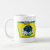 キャンペーンマグを知るアイオワの権利 コーヒーマグカップ (左)