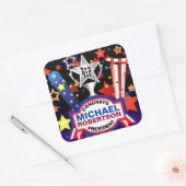 キャンペーン優勝者の祝辞 スクエアシール (封筒)