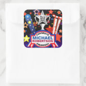 キャンペーン優勝者の祝辞 スクエアシール (バッグ)