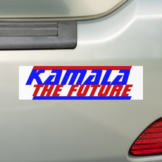 キャンペーン2024 The Future KAMALA HARRIS社長 バンパーステッカー (車上)