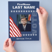 キャンペーン フライヤー テンプレート (手)