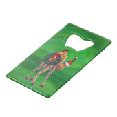 キャンメルクリスマスオングリーン クレジットカード栓抜き (裏面アングル)