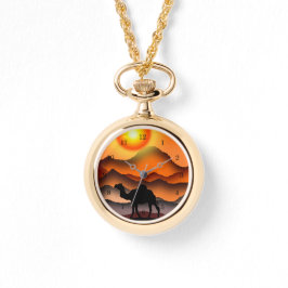 キャンメルズアットサンセットデザートウォッチ 腕時計