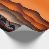 キャンメルズアットサンセットデザートラッピング紙 ラッピングペーパー (角)