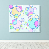 キャンモダンバス上の宇宙 キャンバスプリント (インサイチュ (ウッドフロア))