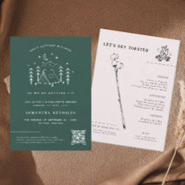 キャンモダンプミニマル |バチェロレッテ週末 招待状