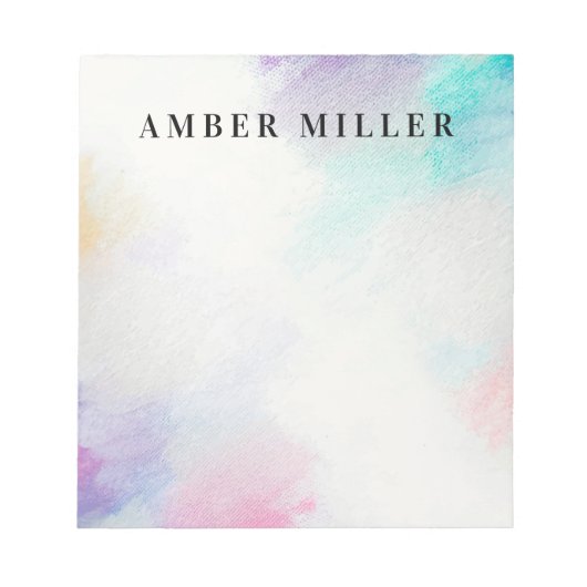 キャン絵を描バス ノートパッド (正面)