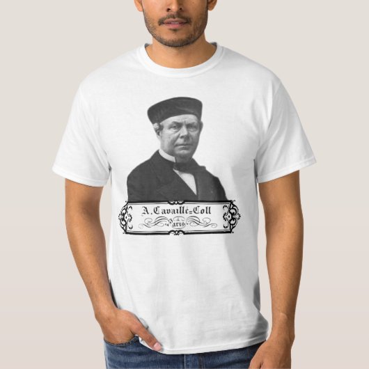 キャヴィレ – コルパイプオルガンビルダーTシャツ Tシャツ (正面)