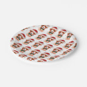 キャヴォードルドッグがクリスマススターを育てる ペーパープレート (アングル)