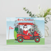 キャートゴルフにおけるメリークリスマスサン遊タ シーズンカード (スタンド正面)