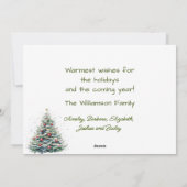 キャートゴルフにおけるメリークリスマスサン遊タ シーズンカード (裏面)