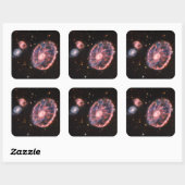 キャートホイール銀河系、ジェームズウェッブ宇宙望遠鏡 スクエアシール (シート)