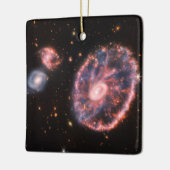 キャートホイール銀河系、ジェームズウェッブ宇宙望遠鏡 セラミックオーナメント (左)