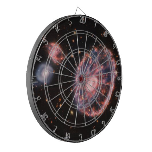 キャートホイール銀河系、ジェームズウェッブ宇宙望遠鏡 ダーツボード (正面左)