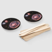 キャートホイール銀河系、ジェームズウェッブ宇宙望遠鏡 ハンドファン (組立なし)