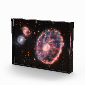 キャートホイール銀河系、ジェームズウェッブ宇宙望遠鏡 フォトブロック (右)