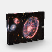 キャートホイール銀河系、ジェームズウェッブ宇宙望遠鏡 フォトブロック (左)