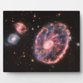 キャートホイール銀河系、ジェームズウェッブ宇宙望遠鏡 フォトプラーク (正面)