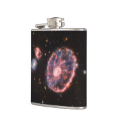 キャートホイール銀河系、ジェームズウェッブ宇宙望遠鏡 フラスク (左)