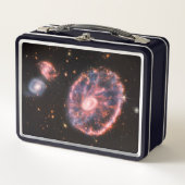 キャートホイール銀河系、ジェームズウェッブ宇宙望遠鏡 メタルランチボックス (正面)