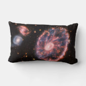 キャートホイール銀河系、ジェームズウェッブ宇宙望遠鏡 ランバークッション (裏面)