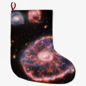 キャートホイール銀河系、ジェームズウェッブ宇宙望遠鏡 ラージクリスマスストッキング (正面)