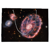 キャートホイール銀河系、ジェームズウェッブ宇宙望遠鏡 ラージペーパーバッグ (裏面)