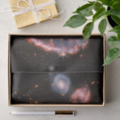 キャートホイール銀河系、ジェームズウェッブ宇宙望遠鏡 薄葉紙 (ギフト)