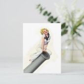 キヤノンに乗る ポストカード (スタンド正面)