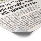 キヤノンカメラ1980s広告レトロアンティーク ポスター (角)