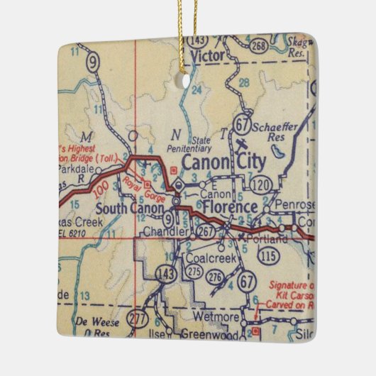 キヤノンシティCOヴィンテージマップ セラミックオーナメント (左)