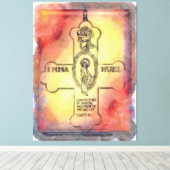 キヤノンレジェンズロシクルチアンエンブレム キャンバスプリント (インサイチュ (ウッドフロア))