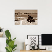 キヤノン入り口セピア1 ポスター (ホームオフィス)