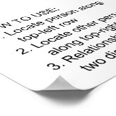 キヤノン法慣習法人間関係表 ポスター (角)