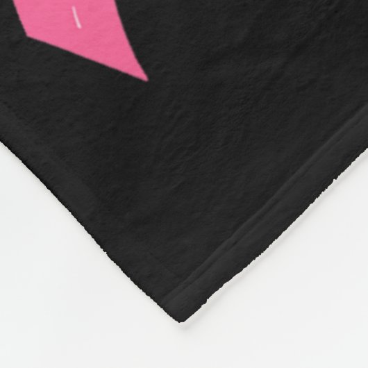 キュアサッカー用のがん認識度応援 フリースブランケット (角)