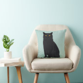 キュアブラックキャットピローデカール猫レディーギフト クッション (椅子)
