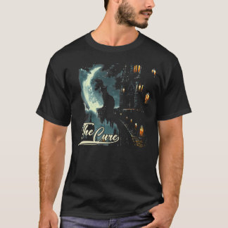 キュアーズグラフィックアートおもしろいミュージシャンアニマルキャットアパレ Tシャツ