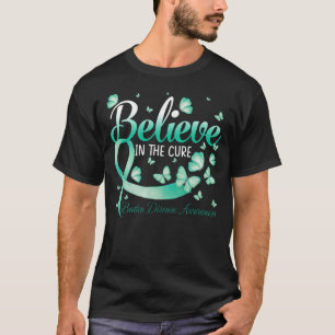 キュア信じバットン病認識度バター Tシャツ
