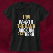 キュイおもしろいキャット引用文デザインブパーソナライズされたラック Tシャツ