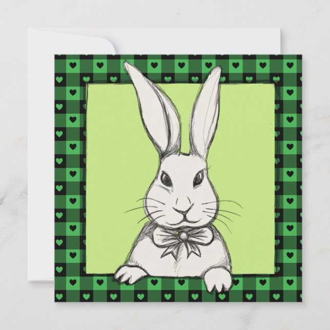 キュイおもしろいヴィンテージハッピーイースターバパーソナライズされたニー (正面)